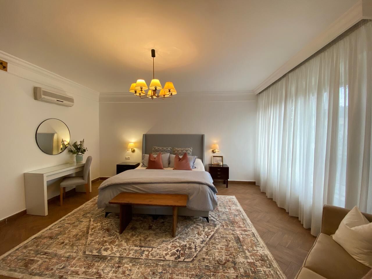 Amman, Apartments, Flats, Houses & Villas, JOD 18000/year,  4 BR,  Part Of Villa Semi Furnished 4B With Big Baconlies, Garden In Shemsani 00962777688956