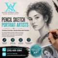 USD 49,  Pencil Sketch Portrait Artists | Custom Hand Drawn Portraits