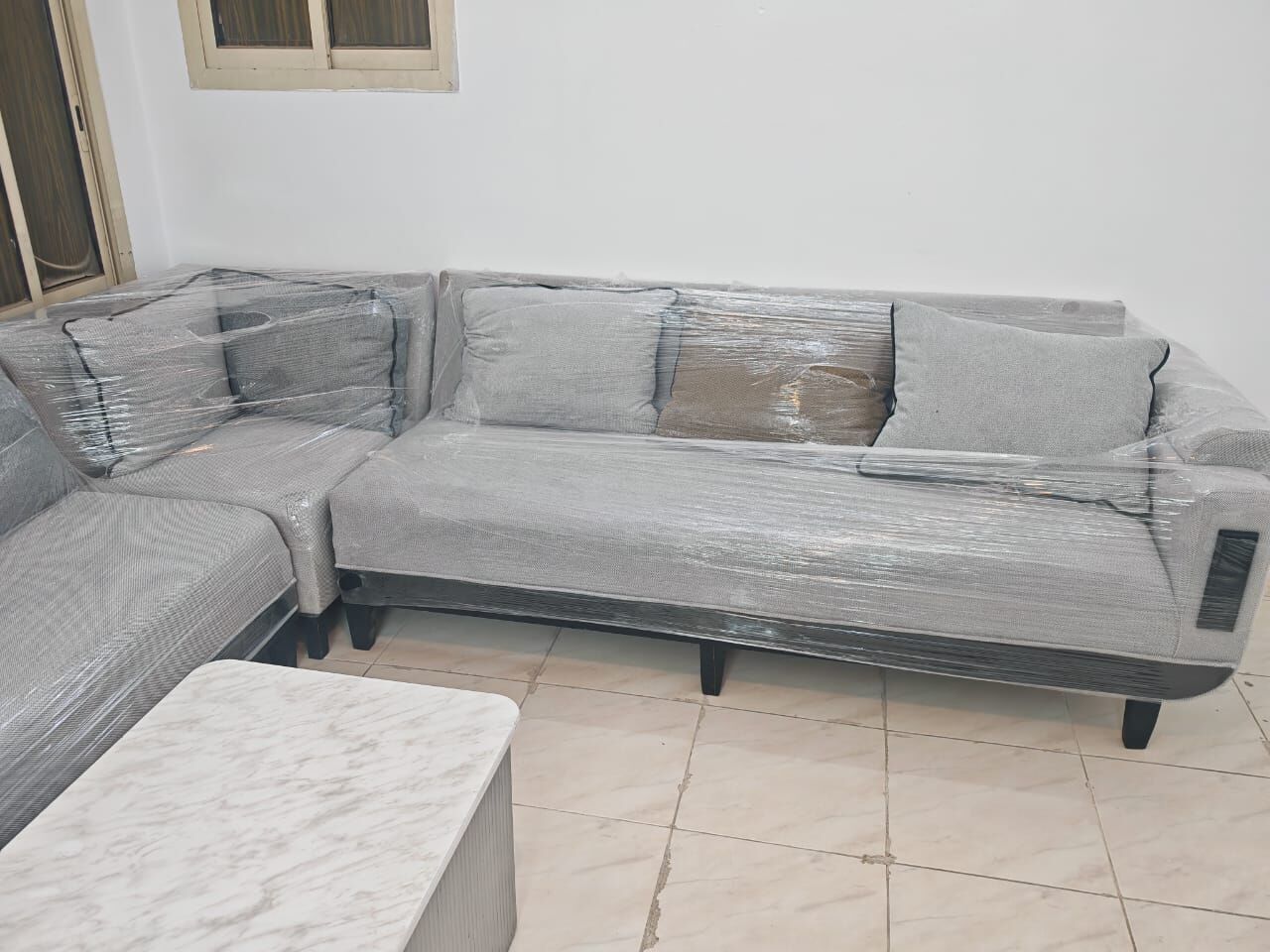 Riyadh, Furniture, SAR 700,  Brand New 7 Seater Sofa,1 Single Bed,1 Tea Table