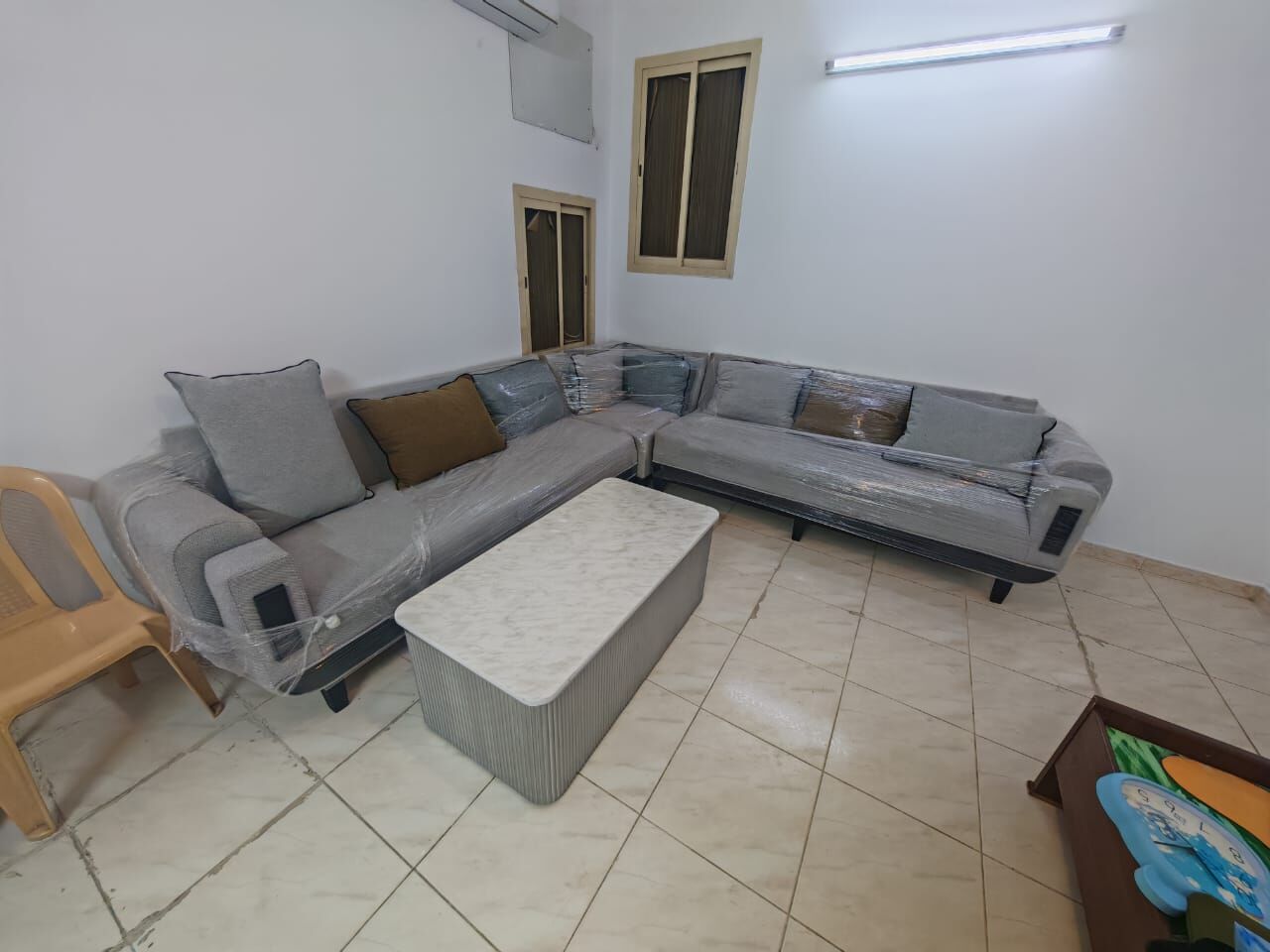 Riyadh, Furniture, SAR 700,  Brand New 7 Seater Sofa,1 Single Bed,1 Tea Table