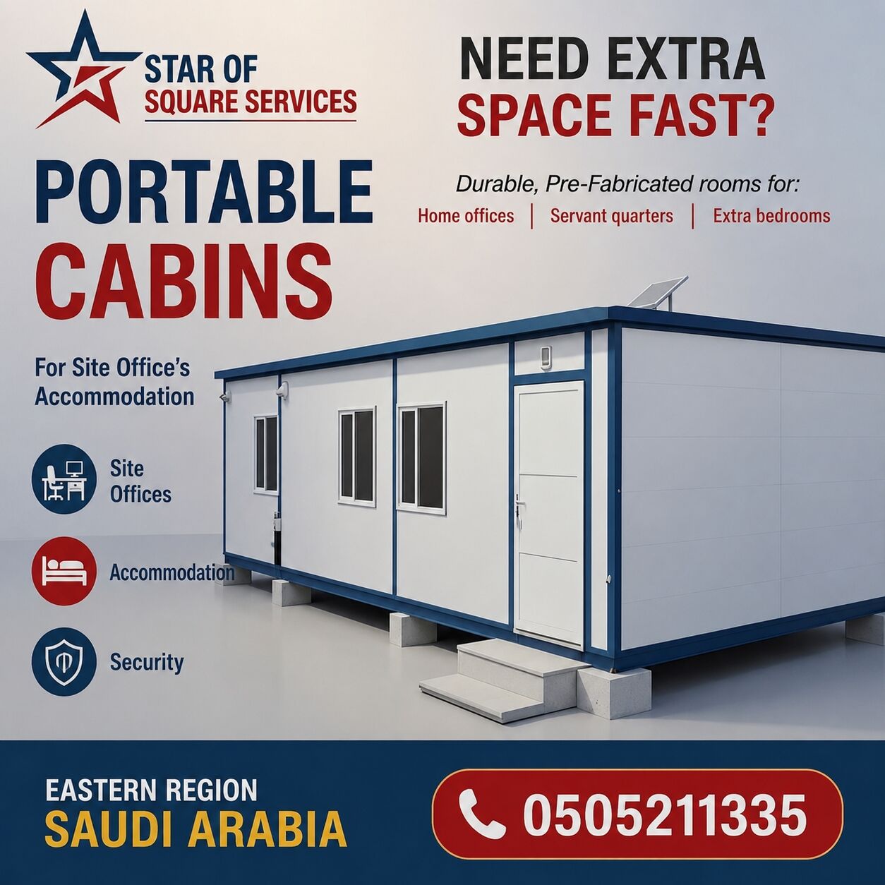 Dammam, Marketing, Portable Cabin Solutions
