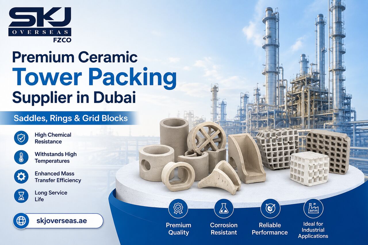 Silicon Oasis, Wholesale Products, Premium Ceramic Tower Packing Supplier In Dubai &ndash; Saddles, Rings & Grid Blocks