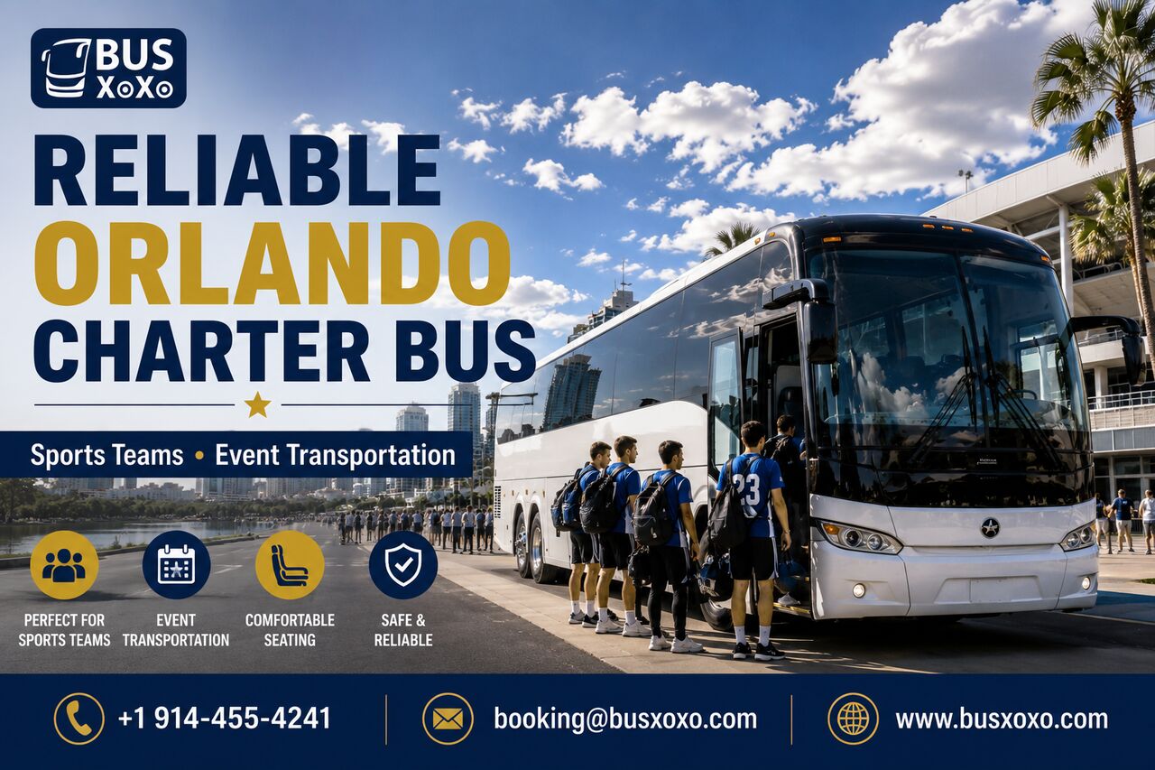 New York, Travel, Reliable Orlando Charter Bus Company For Sports Teams And Event Transportation