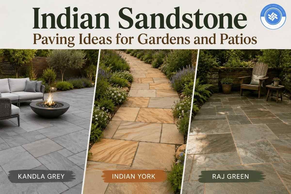 London, Farm & Garden, Indian Sandstone Paving Ideas For Beautiful Gardens | East Yorkshire Stone