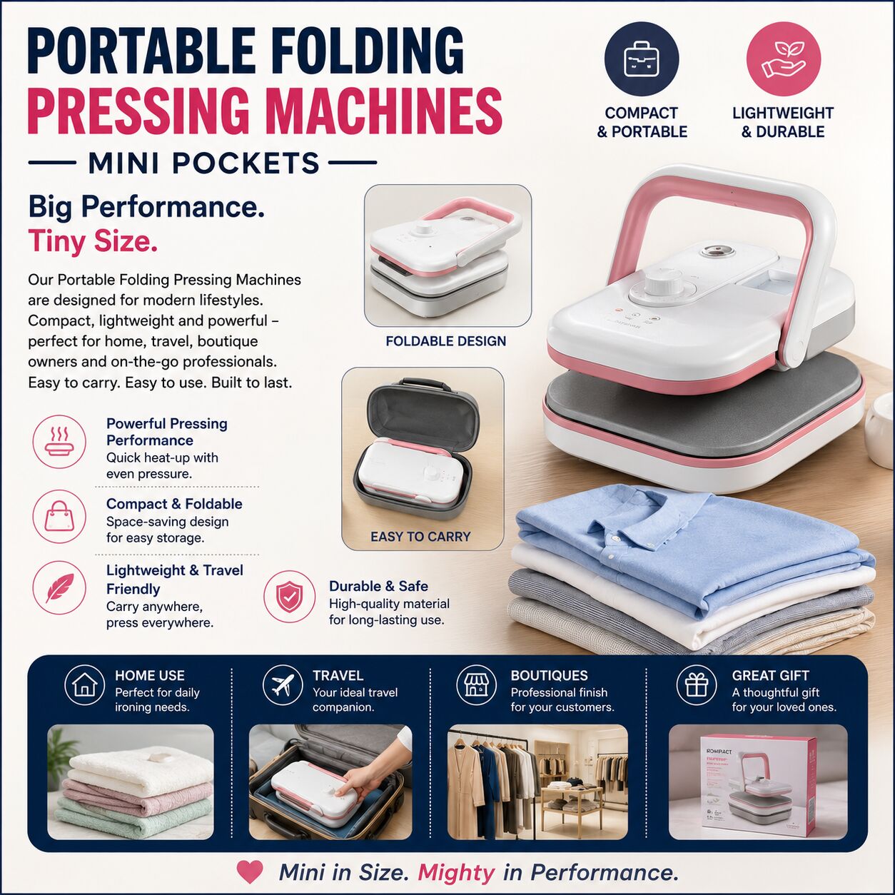 Berlin, Household Items, EUR 82,  Portable Folding Pressing Machines &ndash; Compact Power For Everyday Convenience