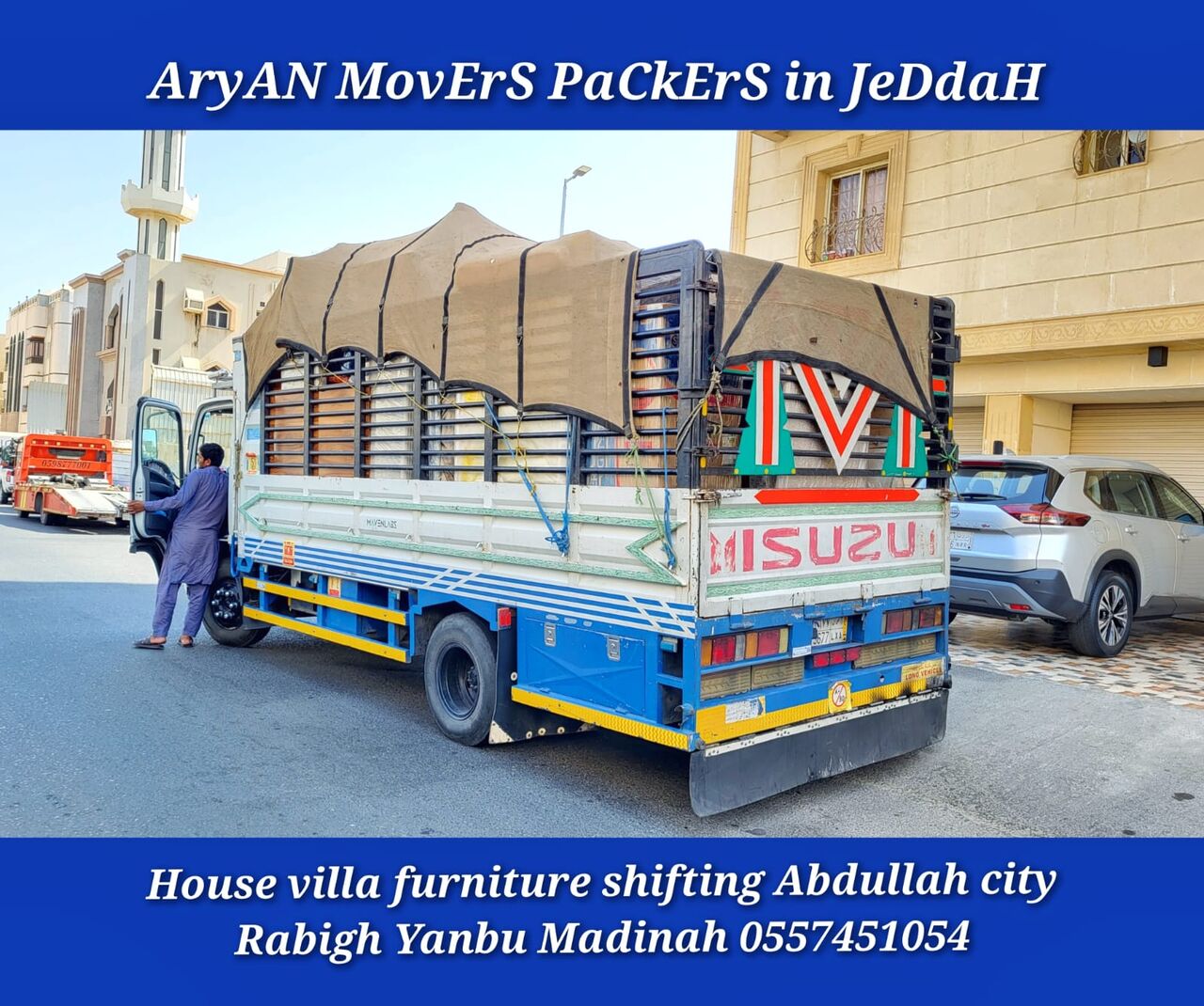 Jeddah, Labor/Moving, ArYaN Movers Packers In Jeddah Home Villa Furniture Shifting Movings Service<<0557451054