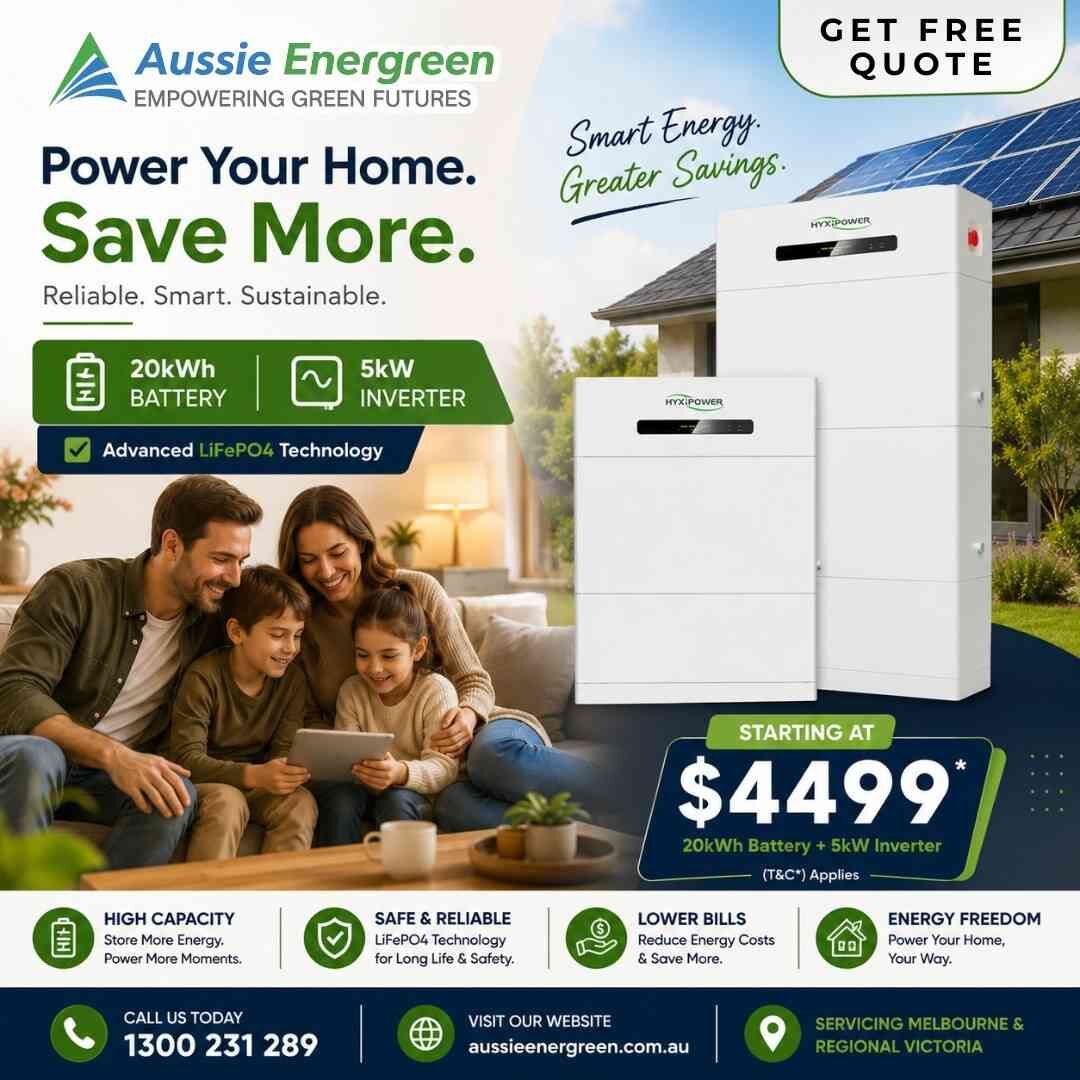Sydney, Electronics, AUD 4999,  20kWh Solar Battery + 5kW Inverter From $4,499 | Aussie Energreen