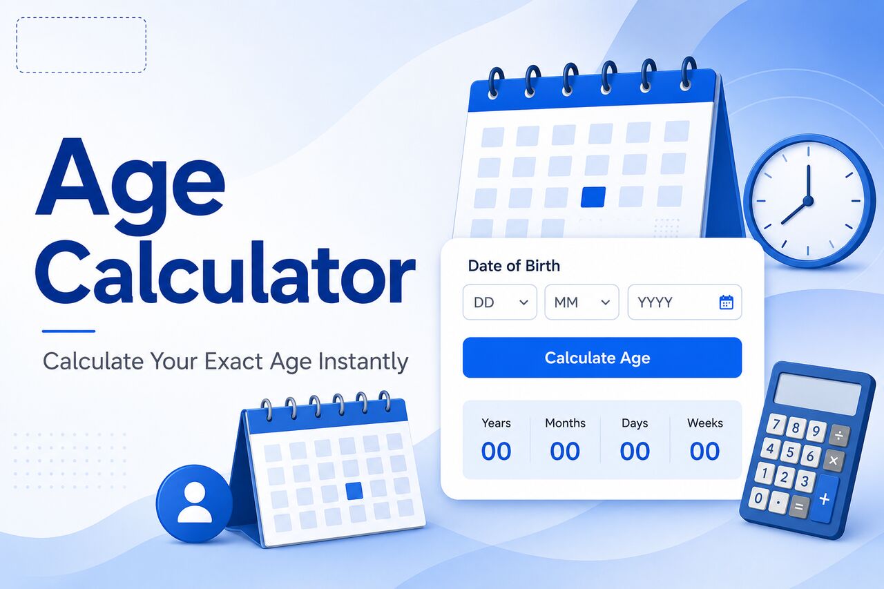 Noida, Education, Age Calculator Online &ndash; Find Your Accurate Age In Seconds