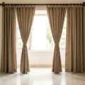 INR 1899,  Curtains For Home Handloom Cotton Curtains 7.5 × 4 Feet | Theindiglobal