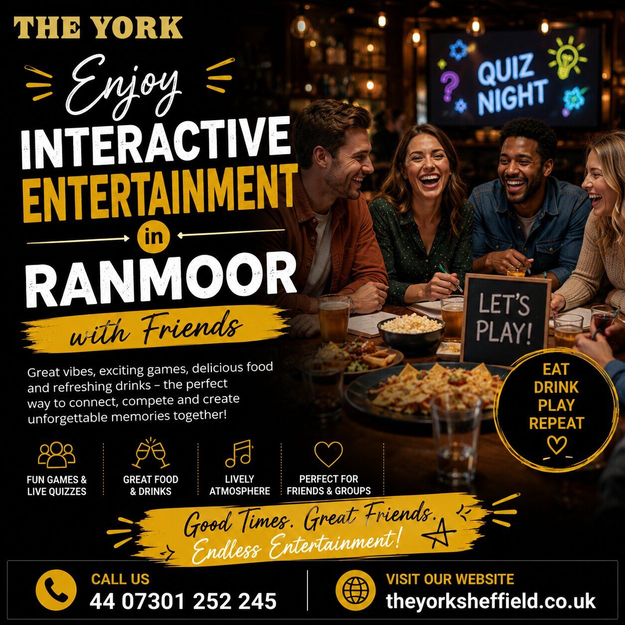 London, Food & Drink, Enjoy Interactive Entertainment In Ranmoor With Friends