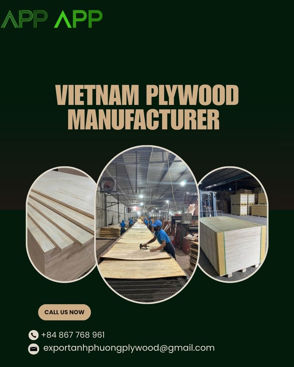 Ho Chi Minh City, Appliances, Vietnam Plywood Manufacturer