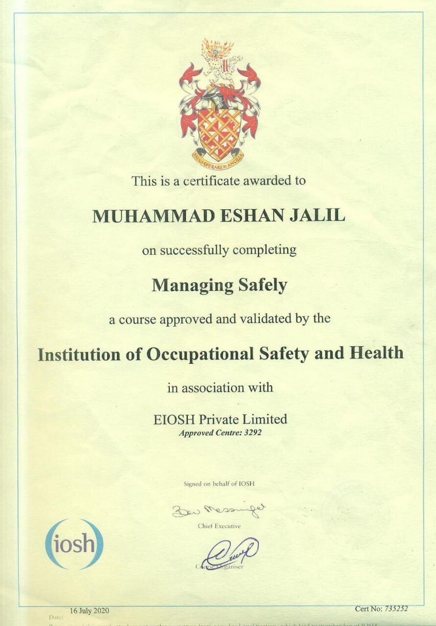 Jubail, Job Seekers, Safety Officer, HSE Officer