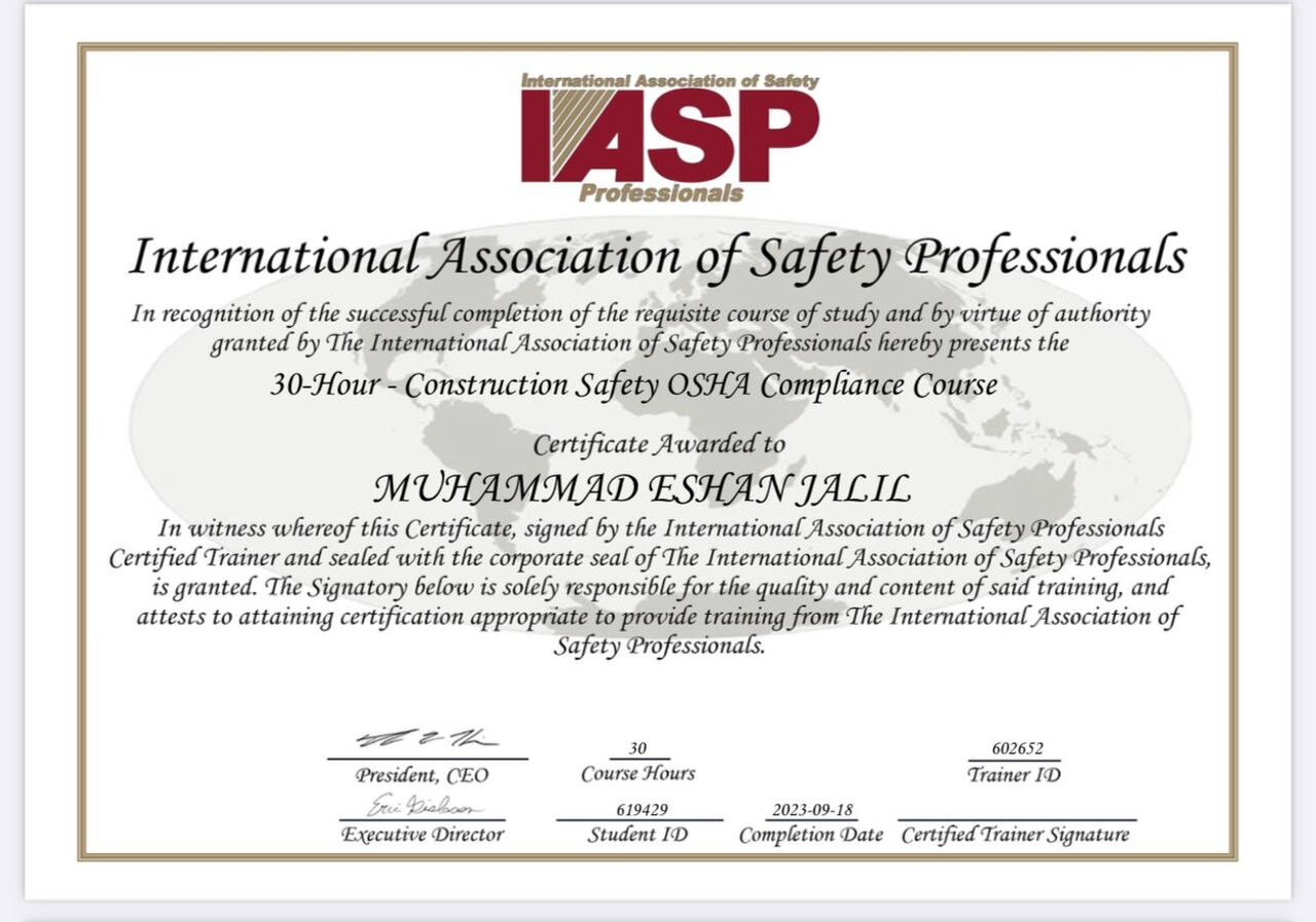 Jubail, Job Seekers, Safety Officer, HSE Officer