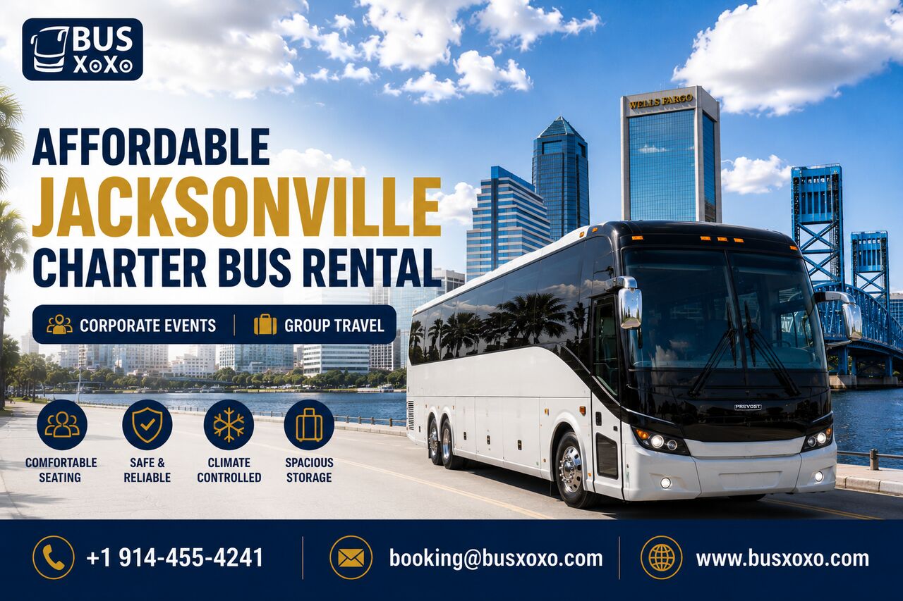 New York, Travel, Affordable Jacksonville Charter Bus Rental For Corporate Events And Group Travel