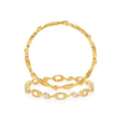 Premium 2 Gold Bangles In 10 Grams | CMR Jewellery