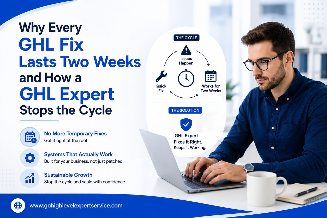 New York, Web Design & Development, Why Every GHL Fix Lasts Two Weeks And How A GHL Expert Stops The Cycle