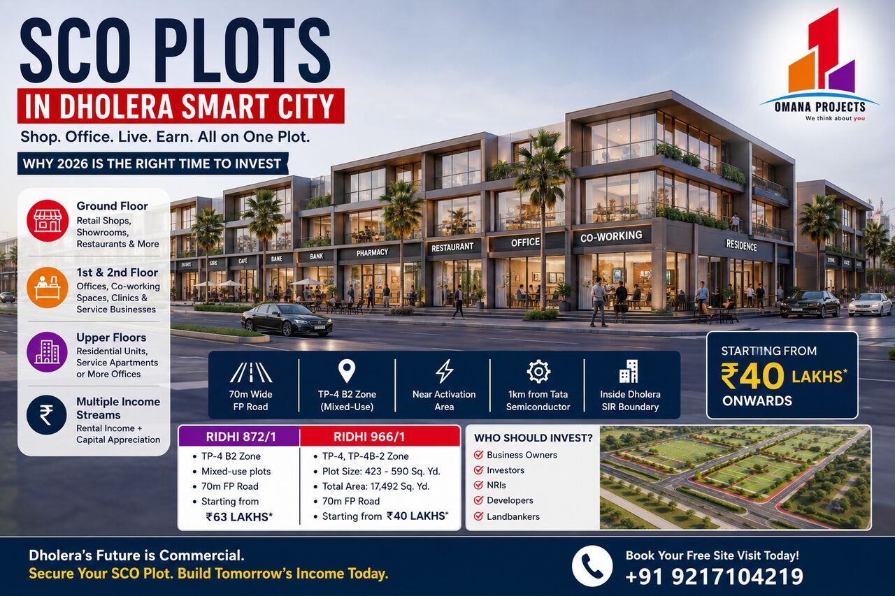 Ahmedabad, Residential Plots, INR 6240000,  390 Sq. Yard,  Dholera Residential Plots - Investment-Ready Land Inside Dholera SIR