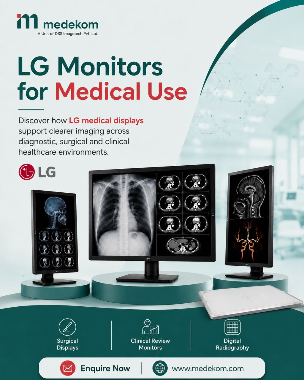 New Delhi, Electronics, Buy LG Surgical Monitors Online | Medekom