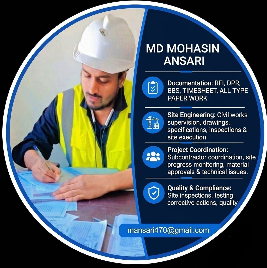 Riyadh, Job Seekers, Civil Engineer/QC Engineer