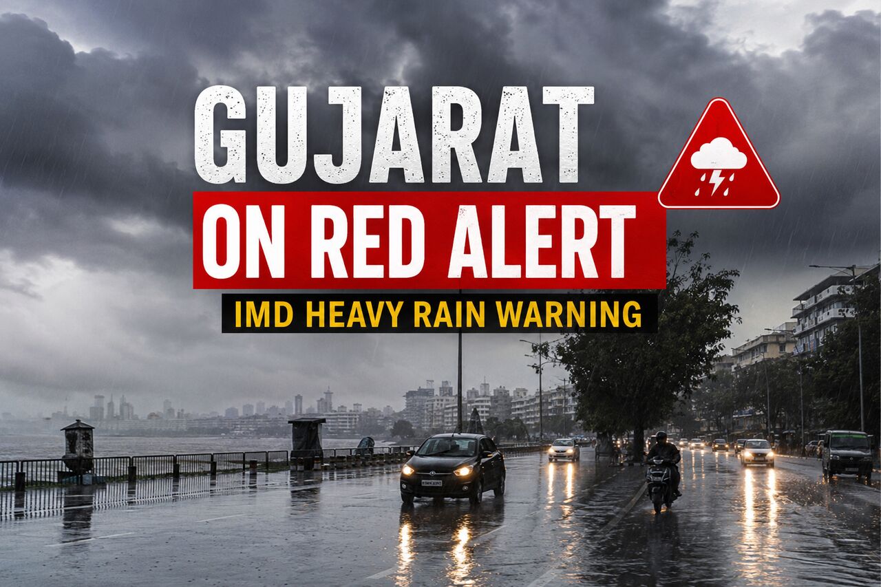 Ahmedabad, Manpower, Gujarat On Red Alert: IMD Heavy Rain Warning