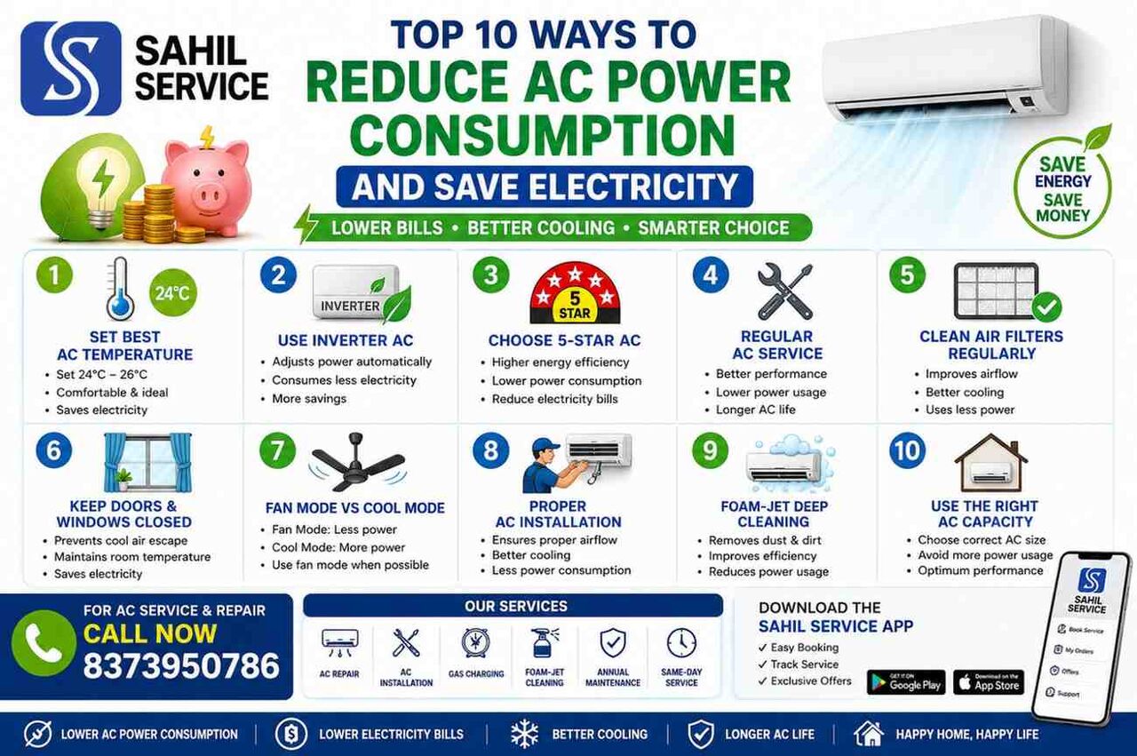 New Delhi, Appliance Repair, Top 10 Ways To Reduce AC Power Usage And Save Electricity