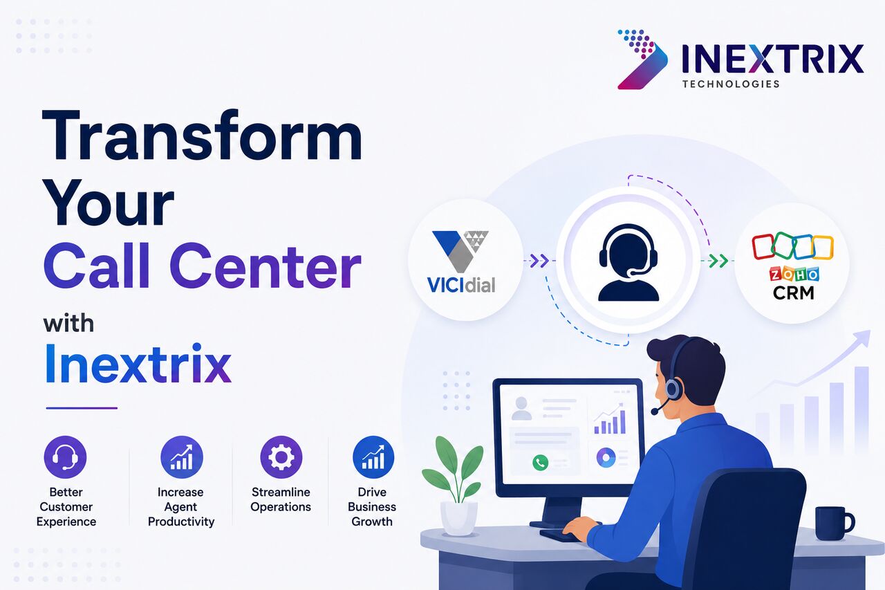 New York, Technical, Inextrix Delivers Tailored VICIdial Zoho CRM Integration Solutions