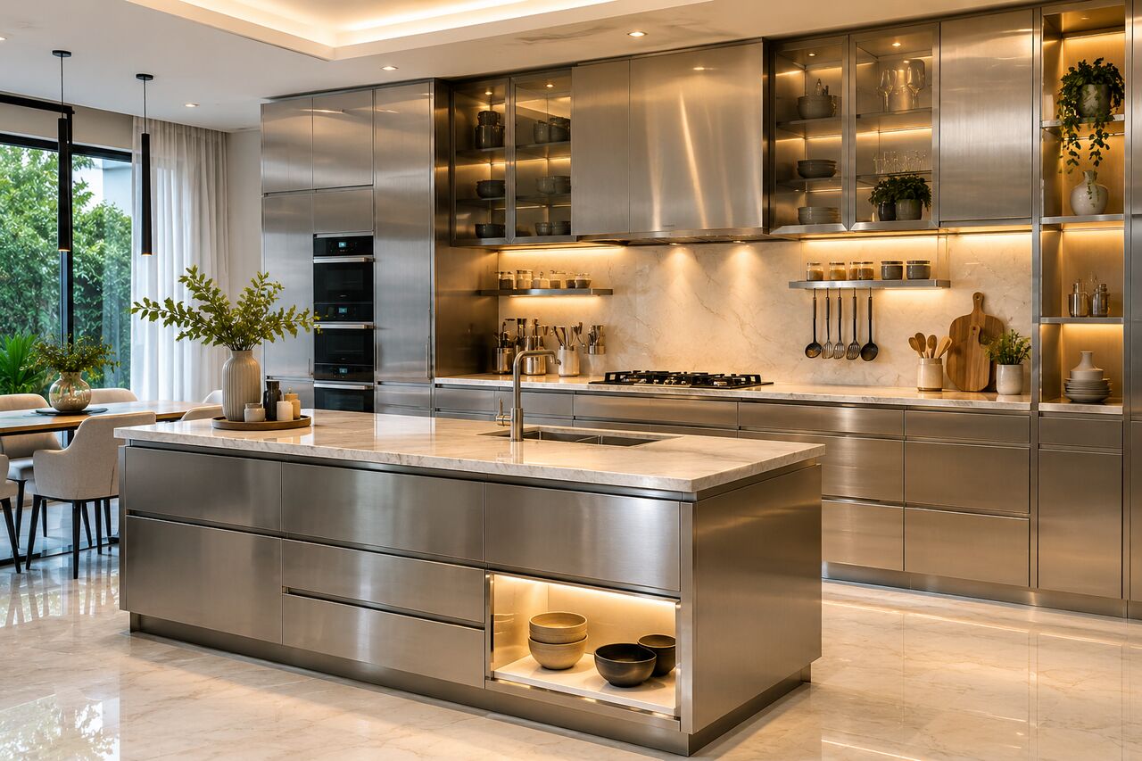 New Delhi, Household Items, Stainless Steel Modular Kitchens &ndash; Built To Last, Made To Impress