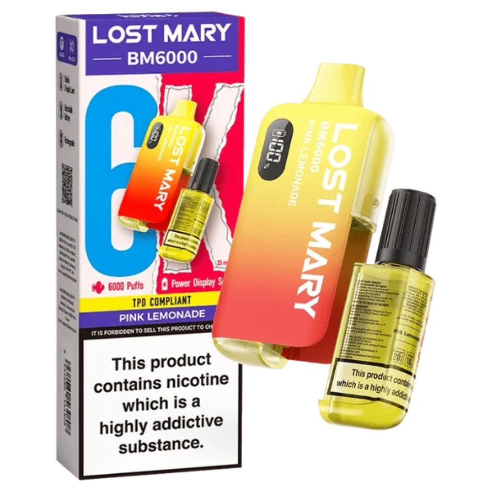 Manchester, Wholesale Products, The Lost Mary BM6000 Prefilled Makes A Convenient Vape Option