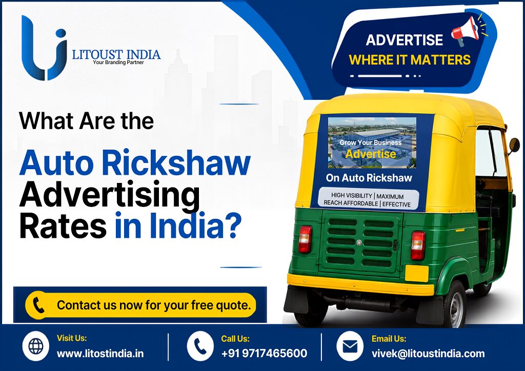 Greater Noida, Marketing, What Are The Auto Rickshaw Advertising Rates In India?