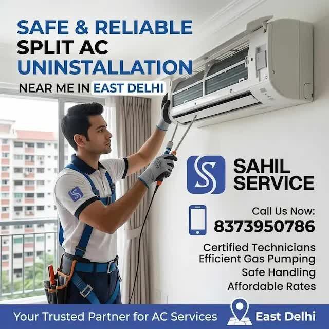 New Delhi, Appliance Repair, Safe And Reliable Split AC Uninstallation Near Me In West Delhi