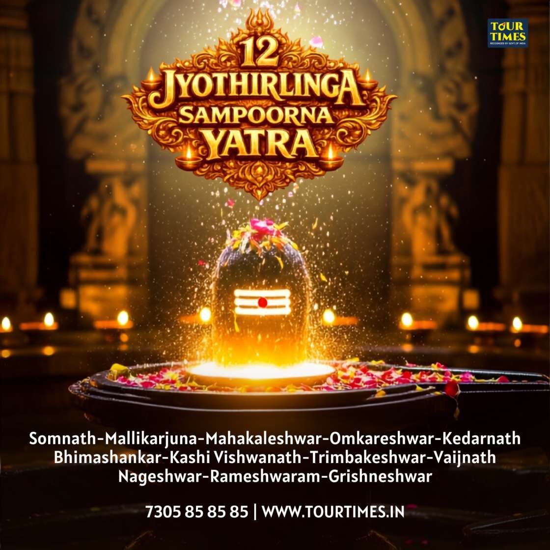 Chennai, Travel, 12 Jyotirlinga Tour Package