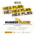 Hex Number Plates Crafted For A Premium Look
