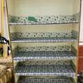 SAR 1,  Sofa 50 Riyal, Shelf 80 Riyal, Cabinet Free