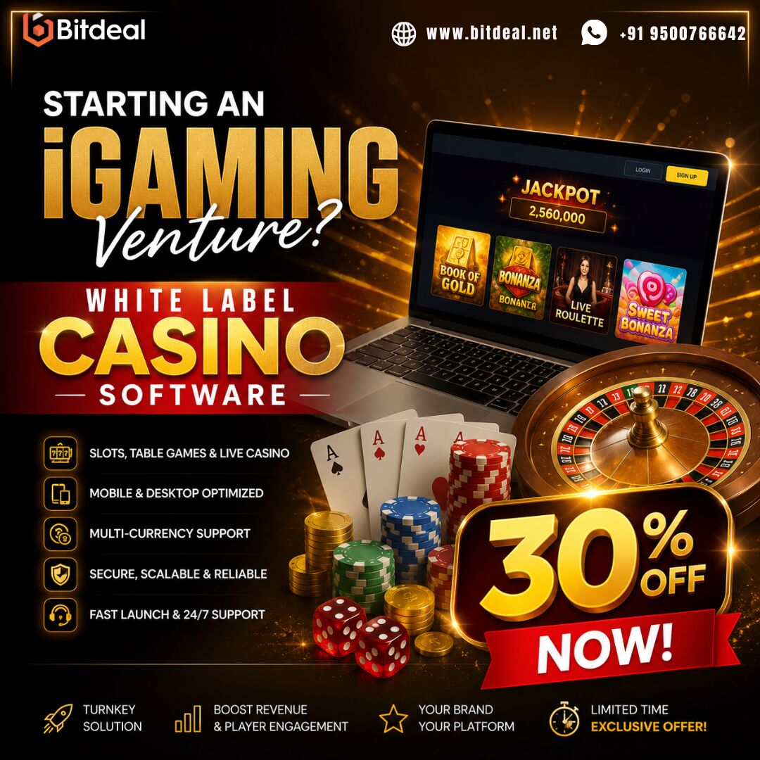 Dubai, Business, Starting An IGaming Venture? White Label Casino Software - 30% OFF Now