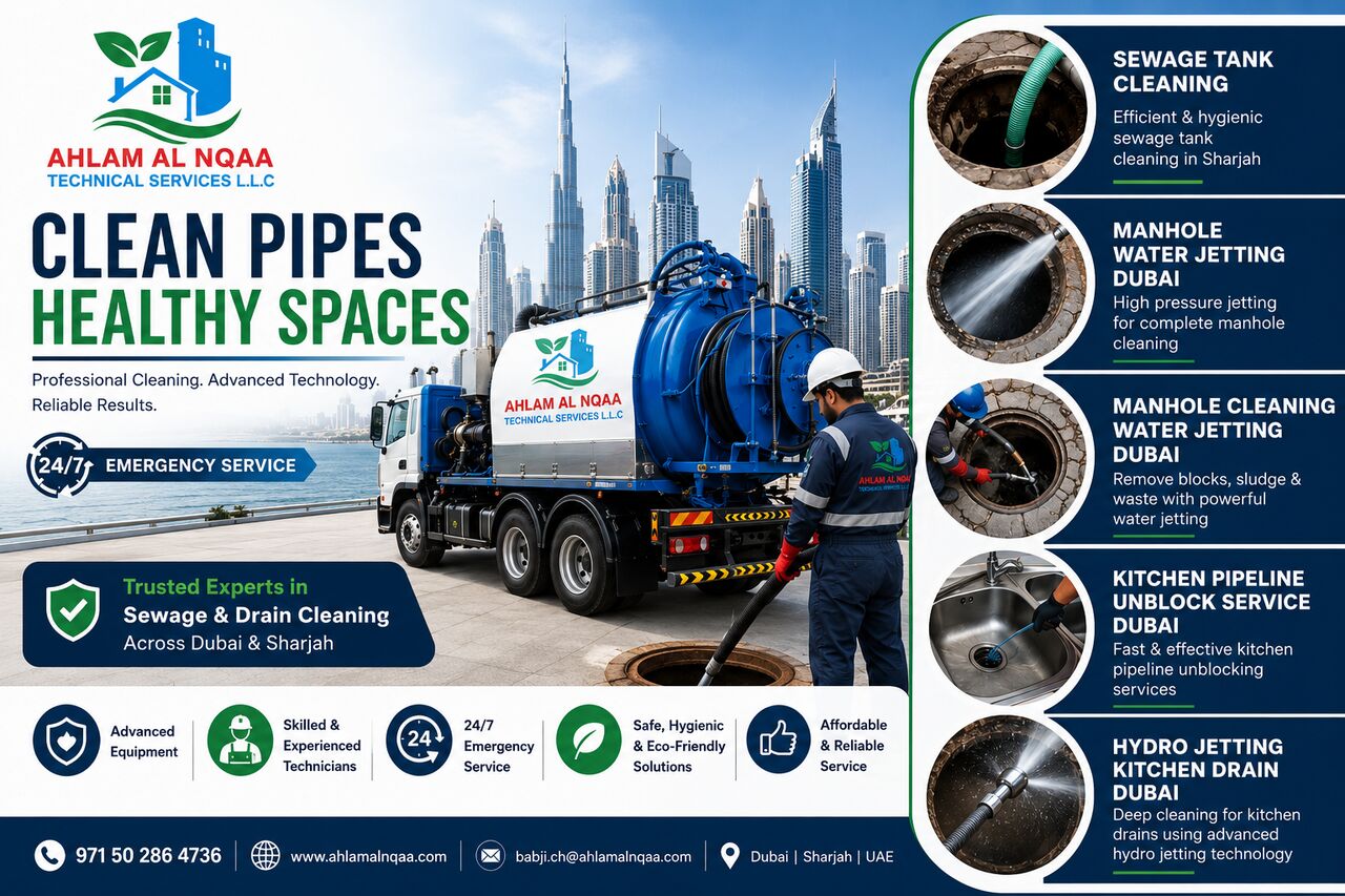 Sharjah, Cleaning, Sewage Tank Cleaning Sharjah | Professional Tank Cleaning Services