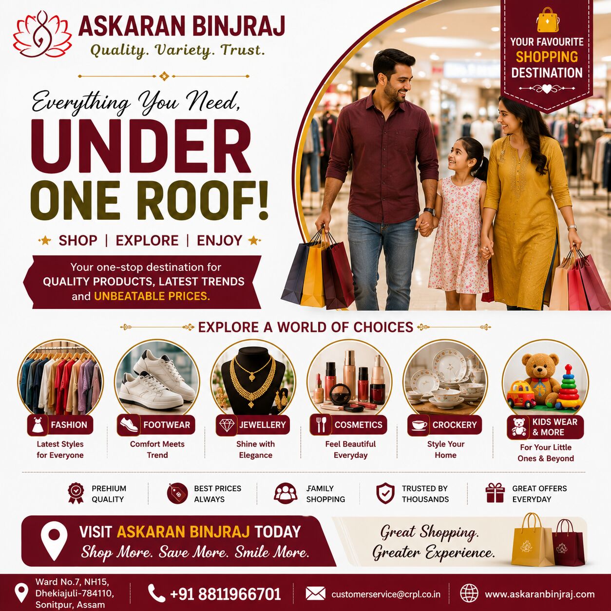 Mumbai, Clothing & Accessories, Shop Elegant Banarsi Sarees In Dhekiajuli At Best Prices
