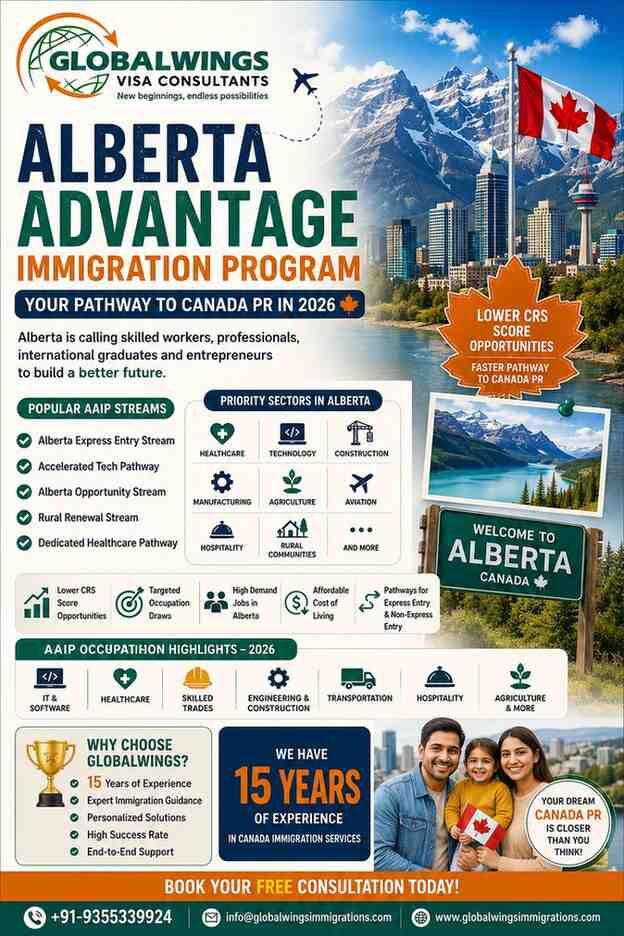 New Delhi, Counseling, Alberta Advantage Immigration Program For Skilled Workers 2026