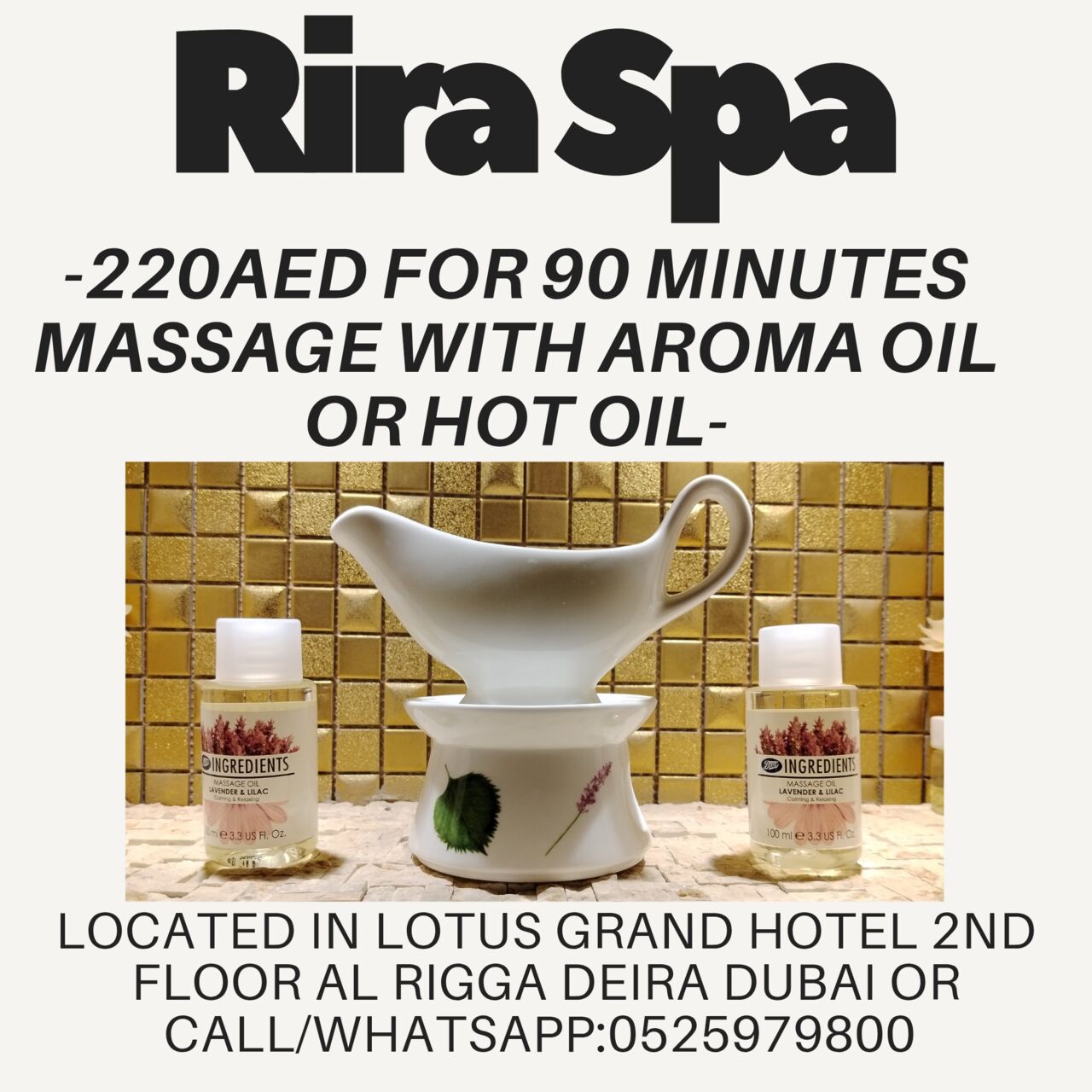 Al Rigga, Health, Rira Spa Offer 7/24/2026