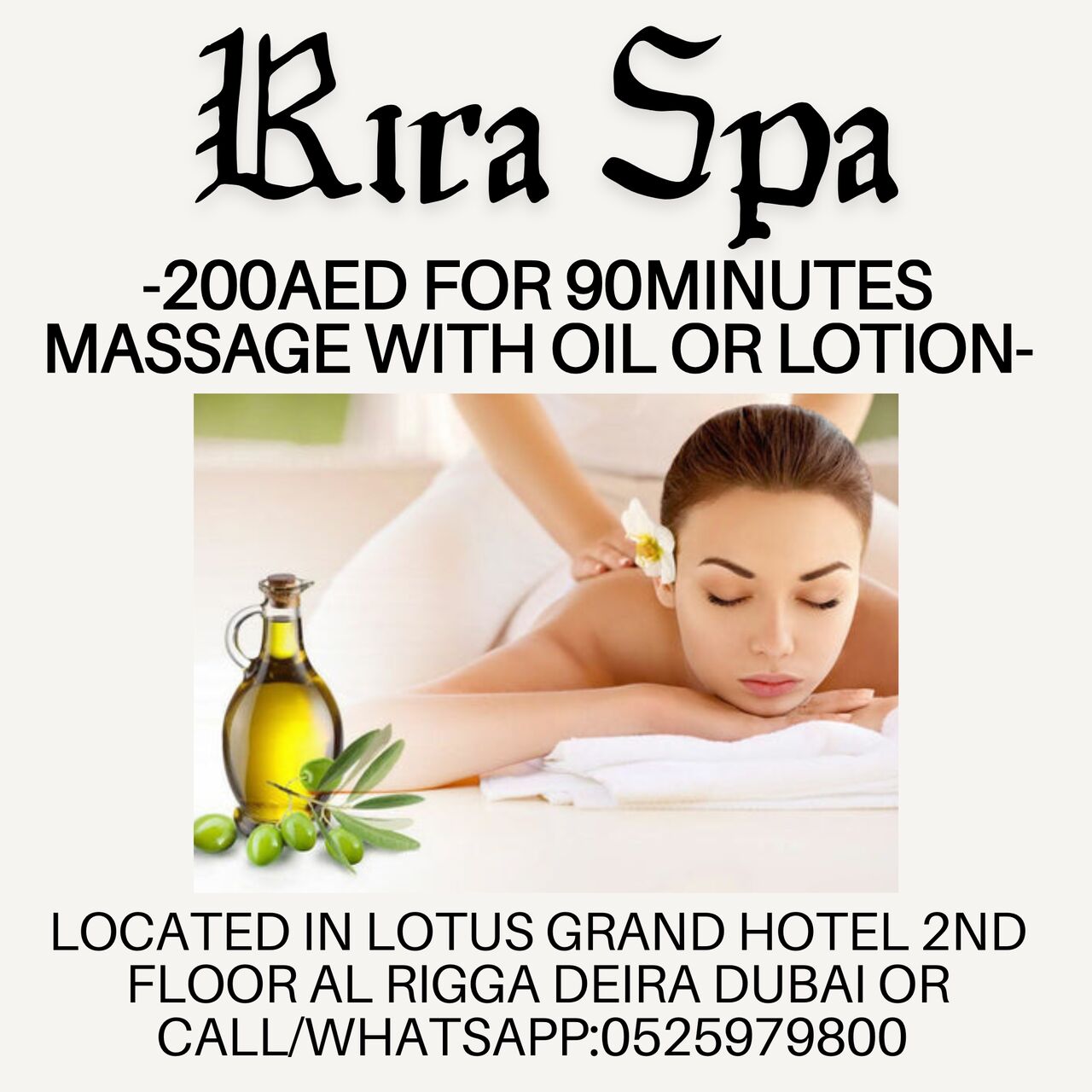 Al Rigga, Health, Rira Spa Offer 7/24/2026