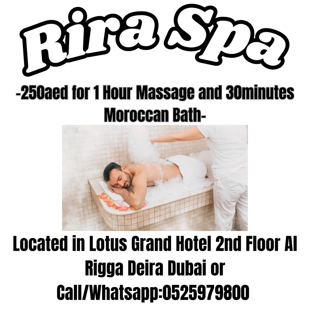 Al Rigga, Health, Rira Spa Offer 7/24/2026