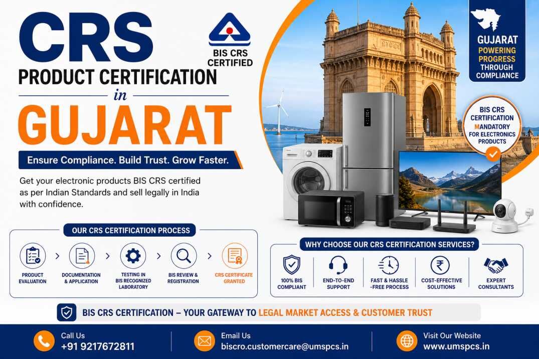 Ahmedabad, Legal, What Is The Process For CRS Product Certification In Gujarat?