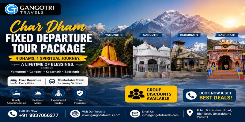 Mumbai, Travel, Char Dham Fixed Departure Tour Package
