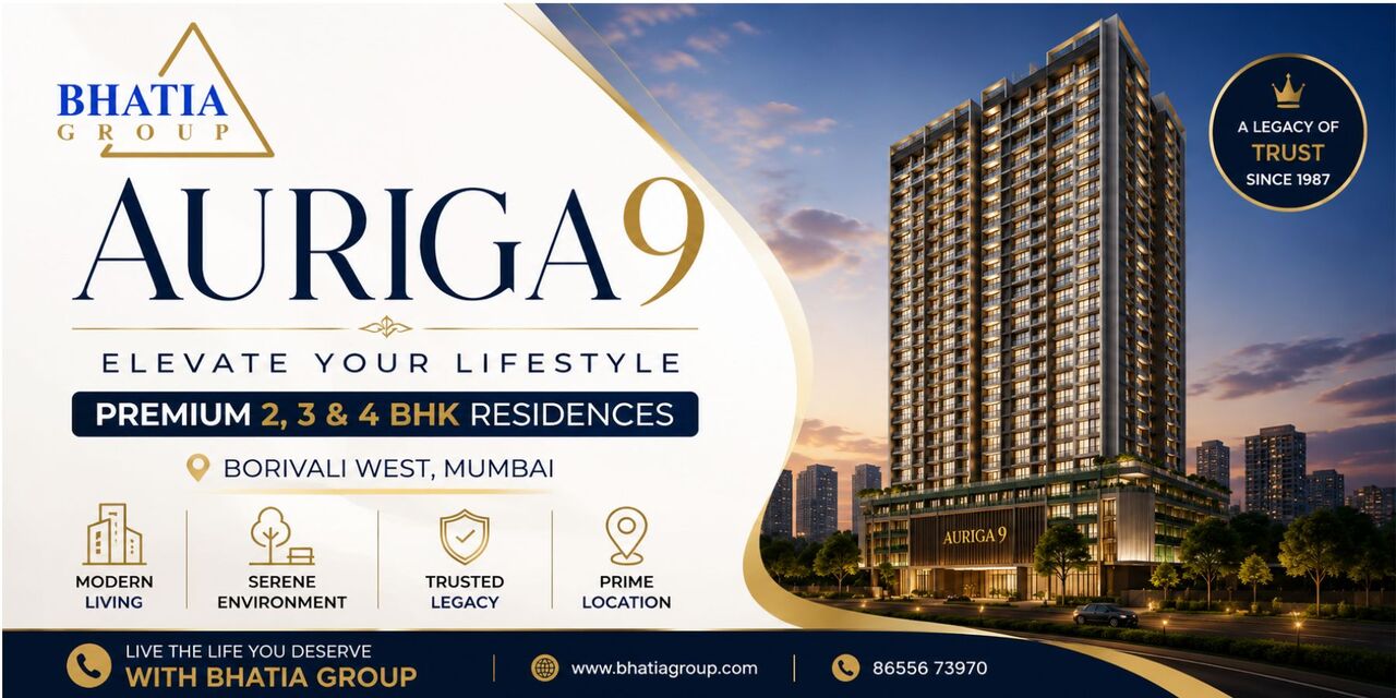 Mumbai, Real Estate For Sale, Auriga 9 In Borivali | Bhatia Builders