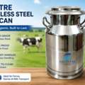 Premium 40 Litre Stainless Steel Milk Can &ndash; Food-Grade AISI 304 | Geeta Fab