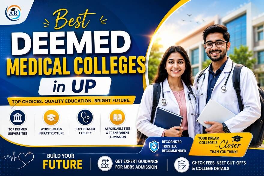 Noida, Education, Deemed MBBS Colleges In UP &ndash; Fees, NEET Cut-Off & Admission 2026