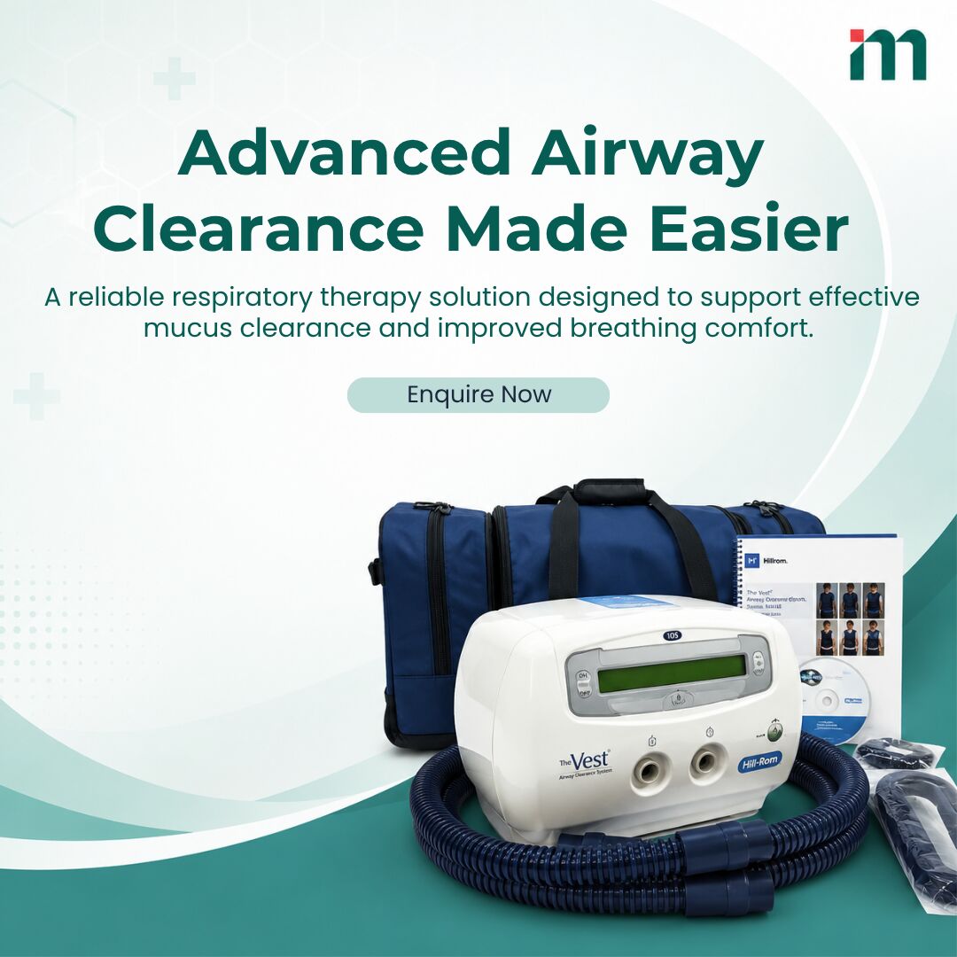 New Delhi, Health & Beauty Items, Vest Airway Clearance System For Respiratory Care | Medekom