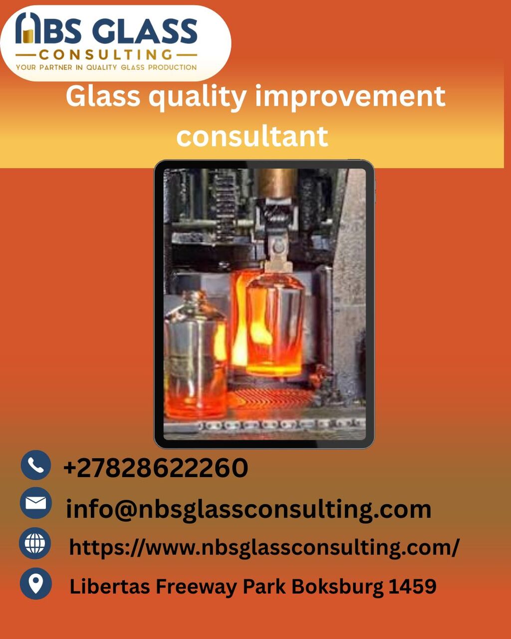 Johannesburg, Materials, Glass Production Consulting