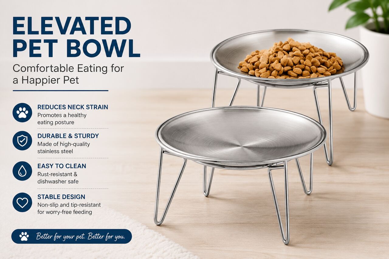 New York, Pet Supplies, USD 22,  Elevated Pet Bowl &ndash; Comfortable Eating For A Happier Pet
