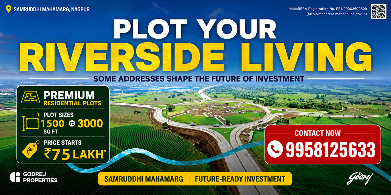 Mumbai, Residential Plots, INR 7500000,  1500 Sq. Feet,  Godrej Rivershore Estate Nagpur: Features That Make It Unique