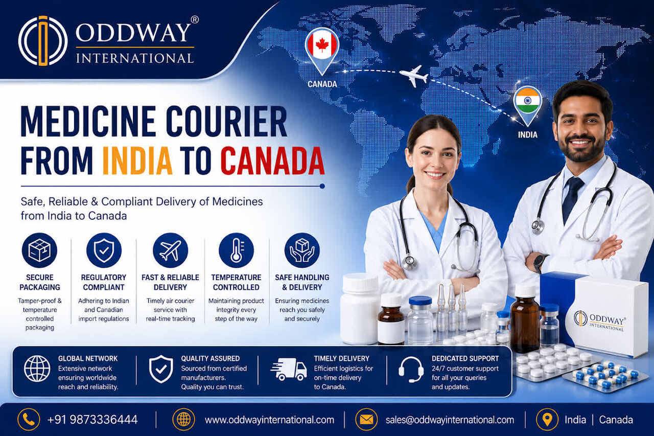 Toronto, Health & Beauty Items, How Can B2B Buyers Courier Medicines From India To Canada? - Oddway